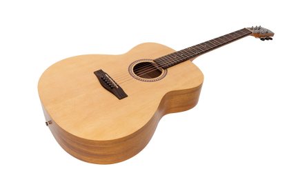 Martinez Left Handed Acoustic Small Body Guitar (Spruce/Koa)