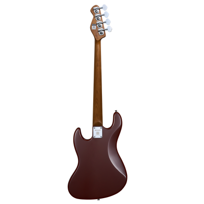 MOOER MBJ420 JZ-STYLE ELECTRIC BASS GUITAR (RED BURST)