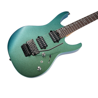 MOOER MMT100 FLOYD ROSE ELECTRIC GUITAR (AURORA GREEN)