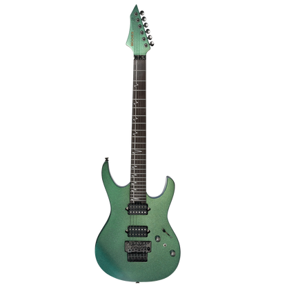 MOOER MMT100 FLOYD ROSE ELECTRIC GUITAR (AURORA GREEN)