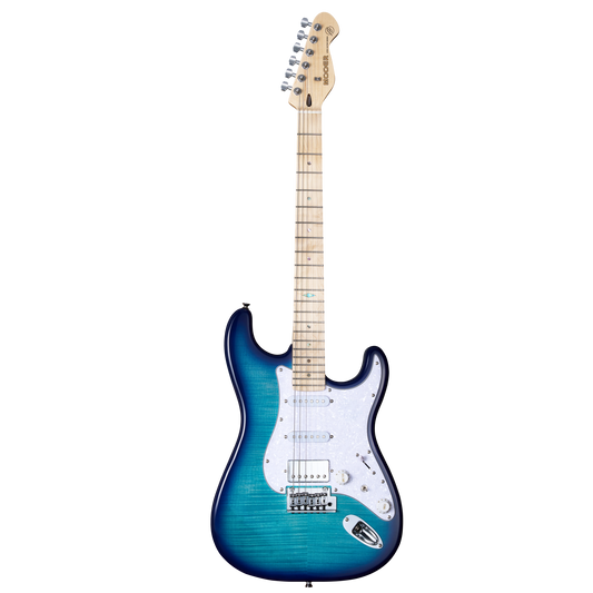 MOOER MSC30 ELECTRIC GUITAR (LAKE BLUE)