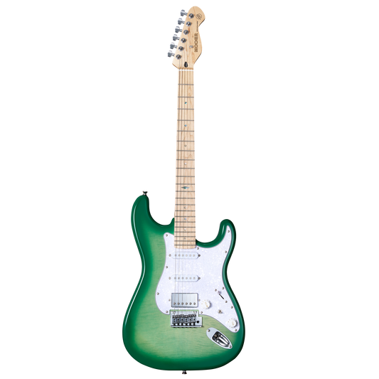 MOOER MSC30 ELECTRIC GUITAR (LEMON GREEN)
