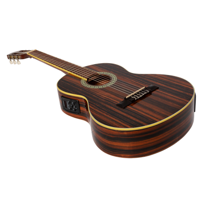 Martinez '51 Series' 3/4 Size Electric Classical Guitar with Tuner Amara (Gloss)