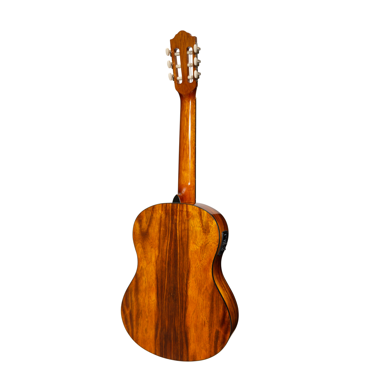 Martinez '51 Series' 4/4 Size Electric Classical Guitar Teakwood (Gloss)