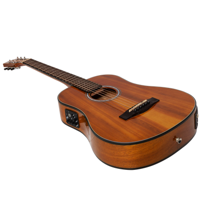 Martinez '51 Series' Acoustic-Electric Babe Traveller Guitar Koa (Gloss)
