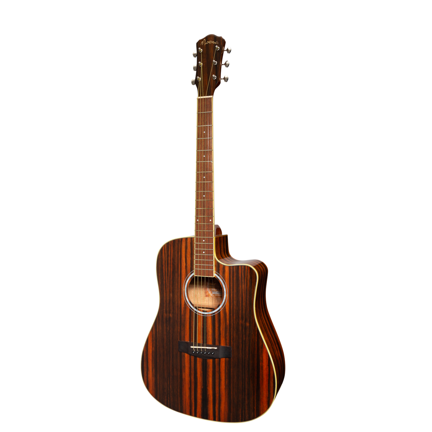 Martinez '51 Series' Acoustic-Electric Dreadnought Cutaway Guitar Amara (Gloss)