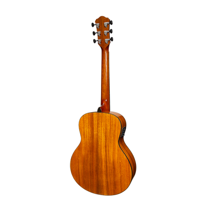 Martinez '51 Series' Acoustic-Electric Short Scale Guitar Koa (Gloss)