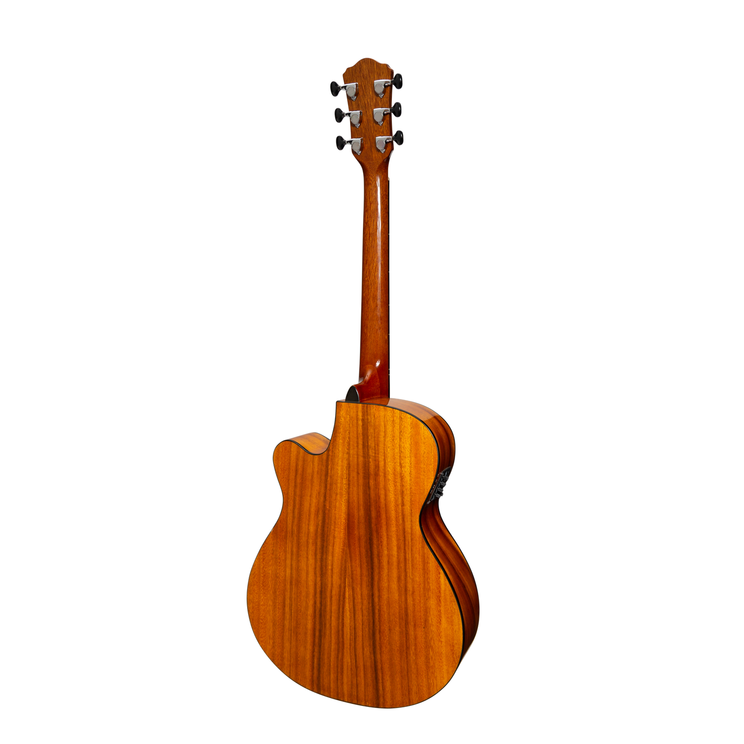 Martinez '51 Series' Folk Size Cutaway Acoustic-Electric Guitar Koa (Gloss)