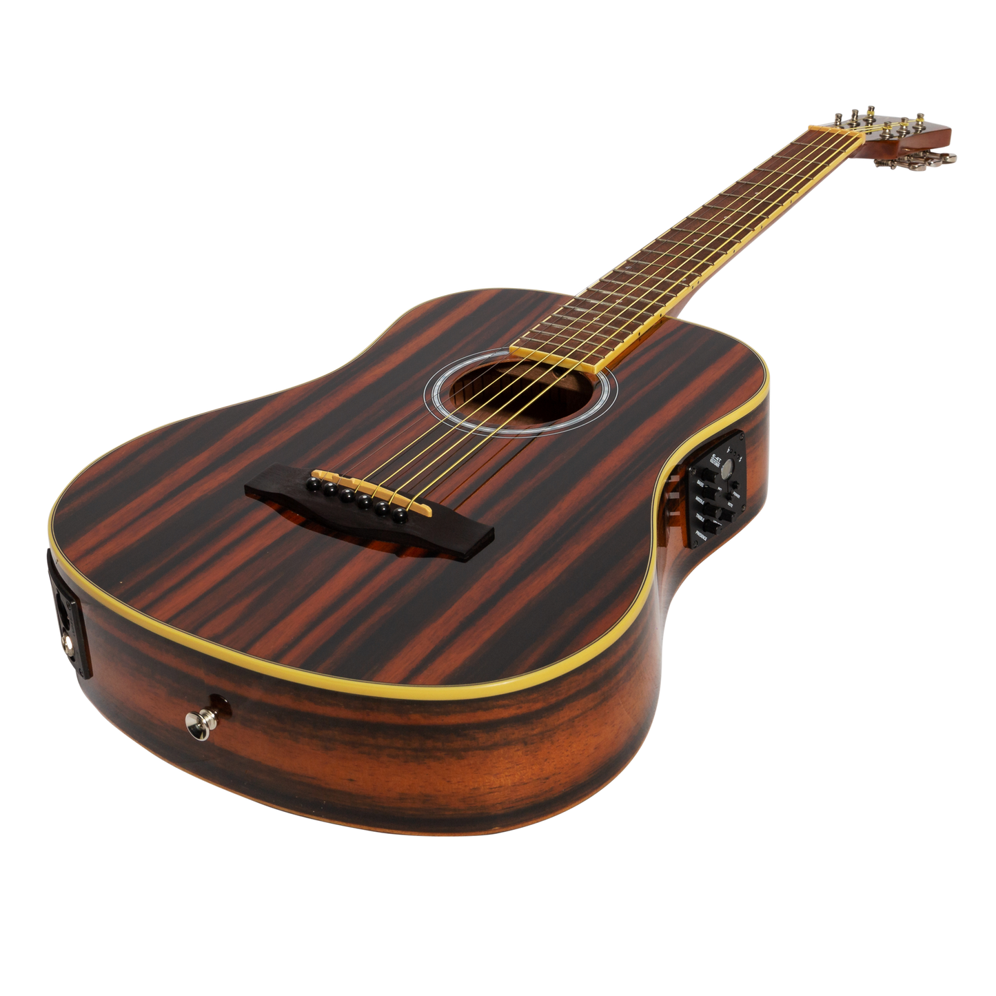 Martinez '51 Series' Left Handed Acoustic-Electric Babe Traveller Guitar Amara (Gloss)
