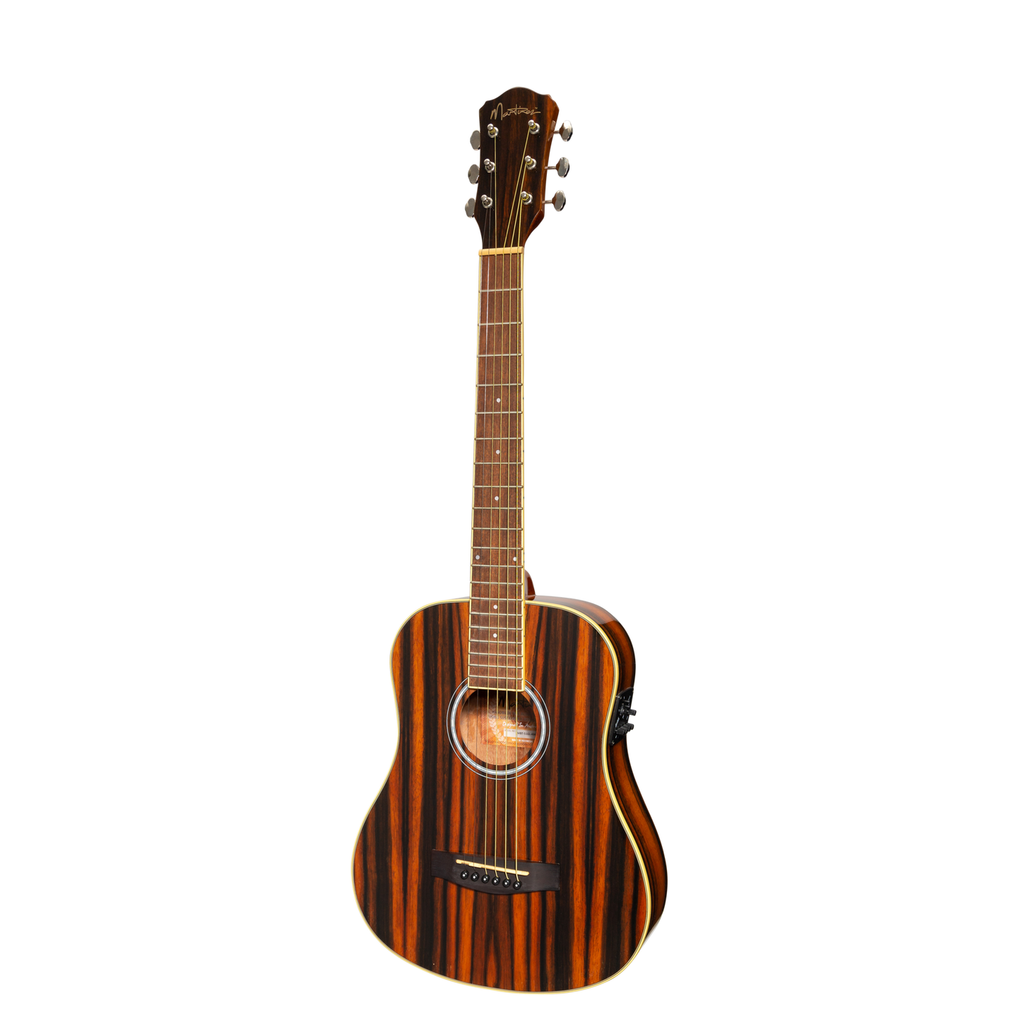 Martinez '51 Series' Left Handed Acoustic-Electric Babe Traveller Guitar Amara (Gloss)