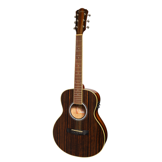 Martinez '51 Series' Left Handed Acoustic-Electric Short Scale Guitar Amara (Gloss)