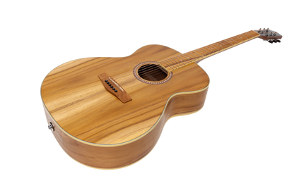 Martinez Acoustic-Electric Small Body Guitar Gloss (Jati-Teakwood)