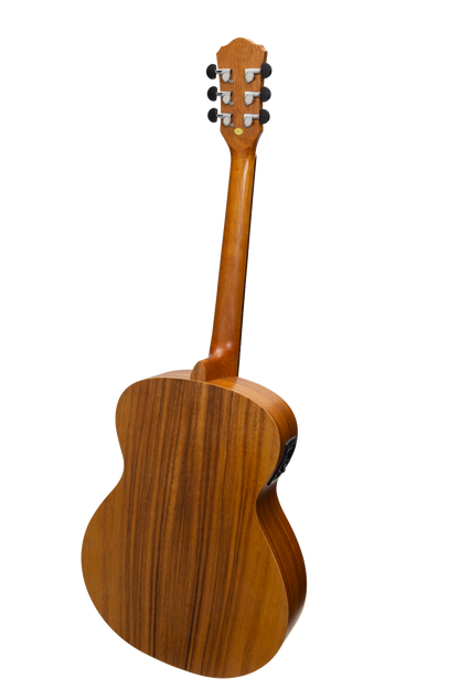 Martinez Acoustic-Electric Small Body Guitar with Built-In Tuner (Spruce/Koa)