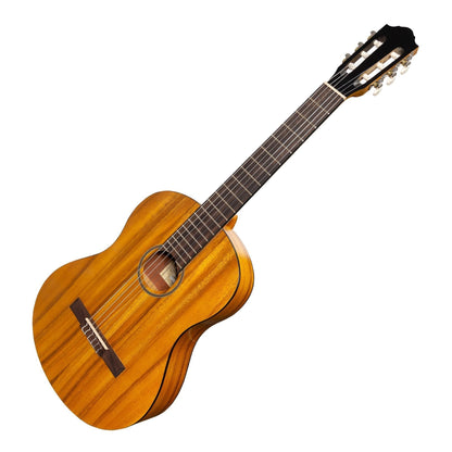 Martinez Full Size Student Classical Guitar with Built In Tuner (Koa)