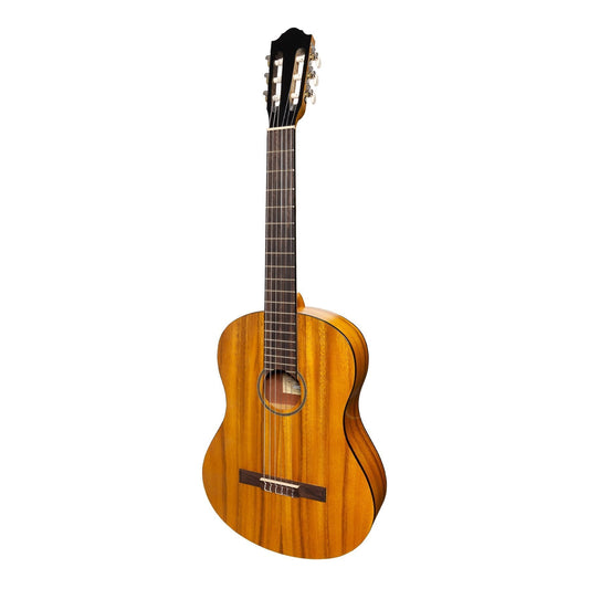 Martinez Full Size Student Classical Guitar with Built In Tuner (Koa)-MC-44T-KOA