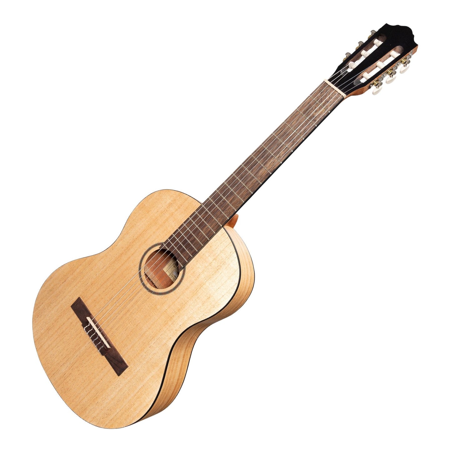 Martinez Full Size Student Classical Guitar with Built In Tuner (Mindi-Wood)