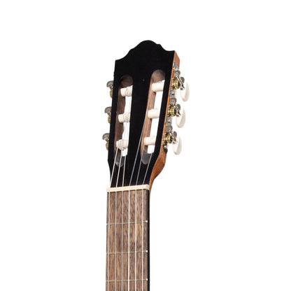 Martinez Full Size Student Classical Guitar with Built In Tuner (Mindi-Wood)