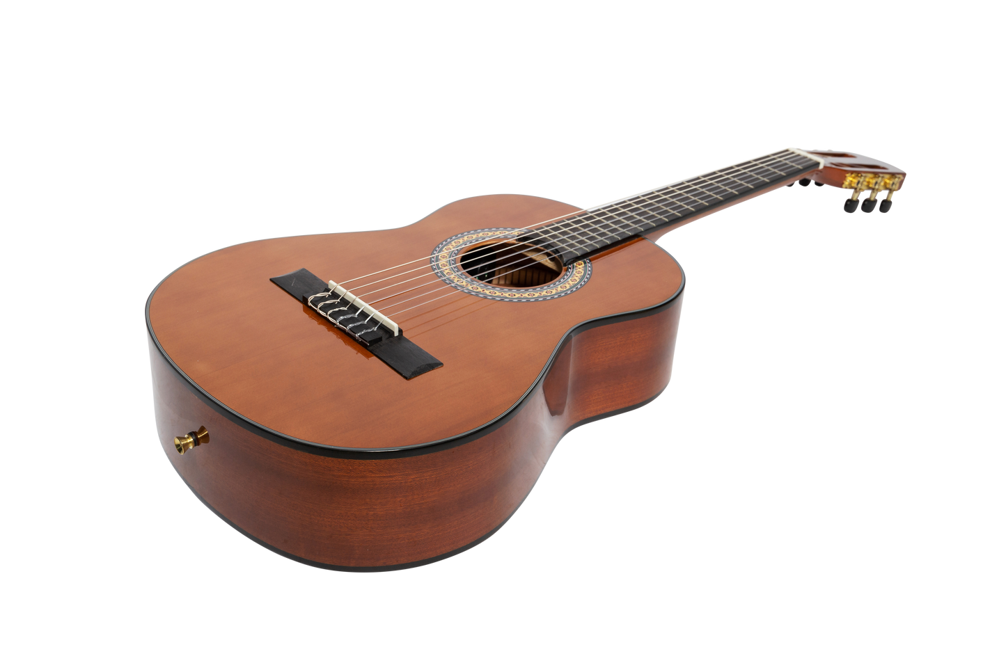 Martinez G-Series 3/4 Size Electric Classical Guitar with Tuner (Natural-Gloss)
