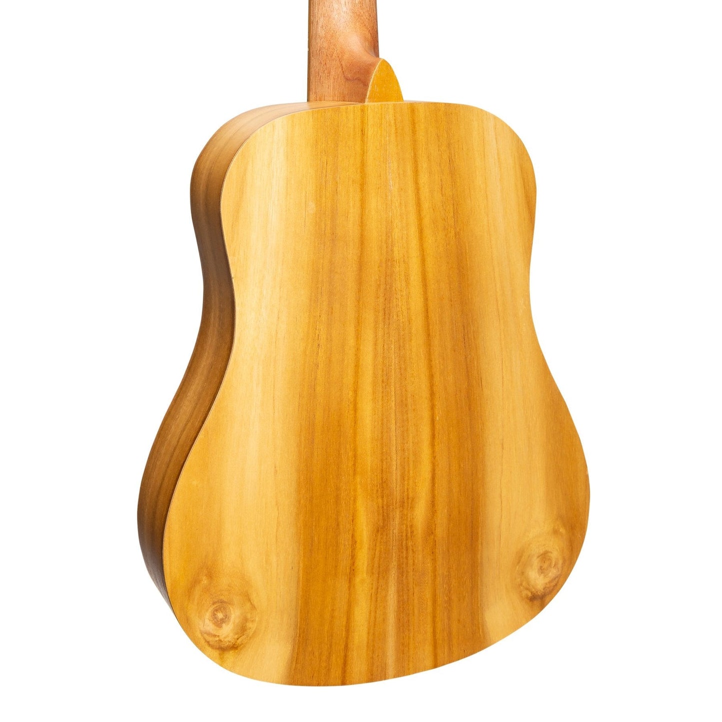 Martinez Left Handed Acoustic Babe Traveller Guitar (Jati-Teakwood)