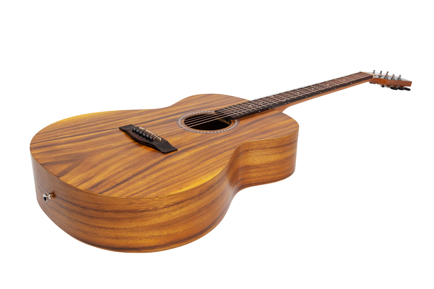 Martinez Left Handed Acoustic Small Body Guitar (Koa)
