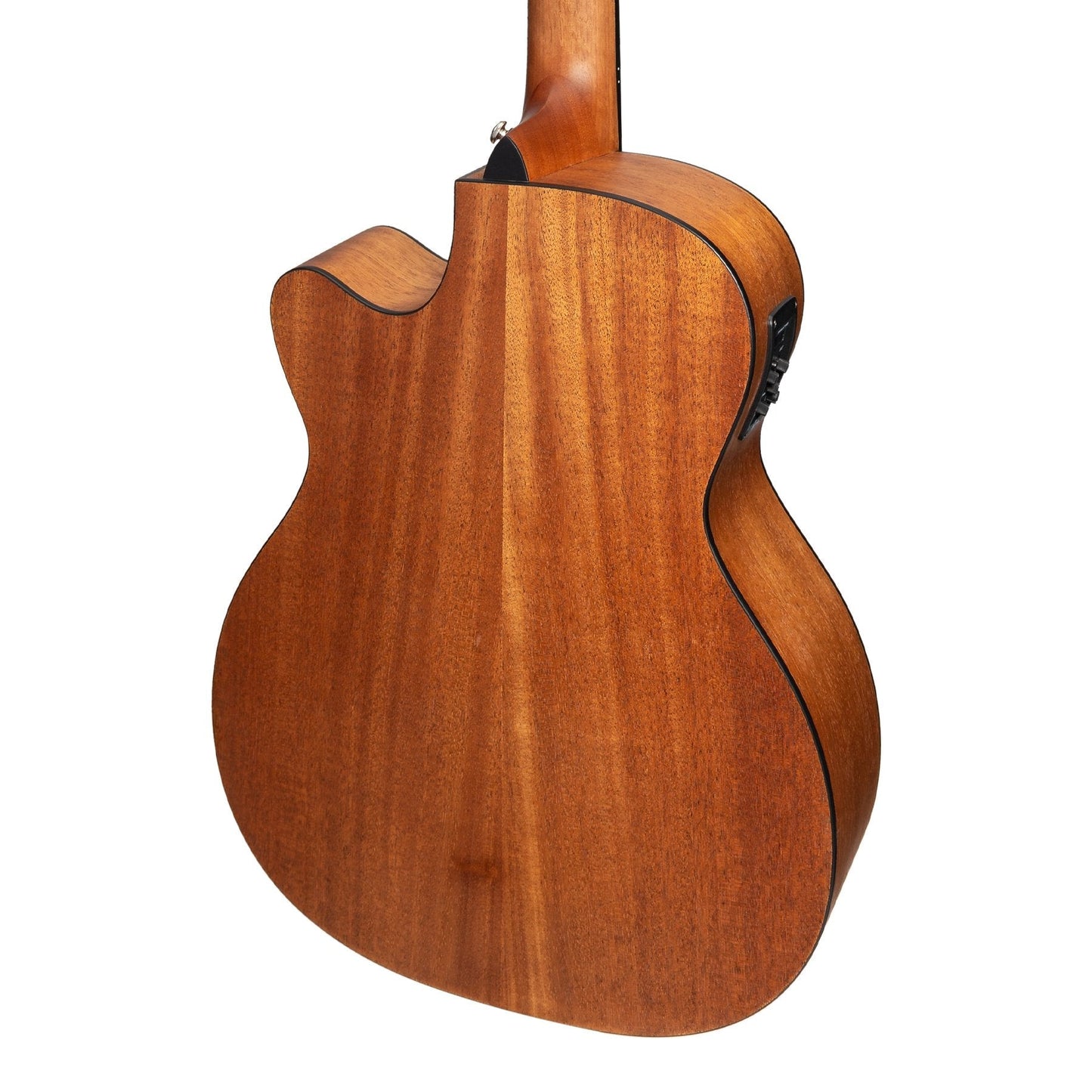 Martinez 'Natural Series' Spruce Top 12-String Acoustic-Electric Small Body Cutaway Guitar (Open Pore)