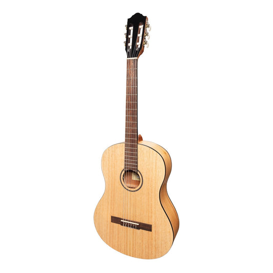 Martinez 'Slim Jim' Full Size Electric Classical Guitar with Pickup/Tuner (Mindi-Wood)-MC-SJ44PT-MWD