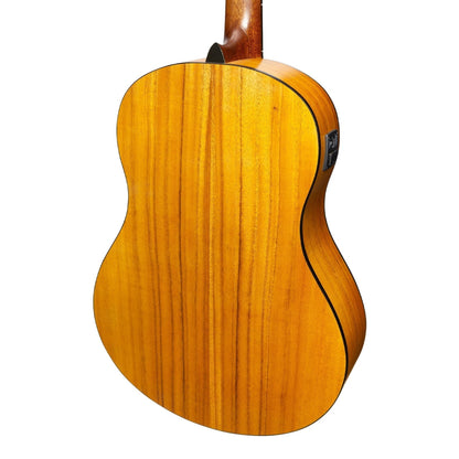 Martinez 'Slim Jim' Full Size Student Classical Guitar with Built In Tuner (Koa)