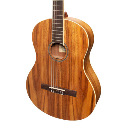 Martinez 'Slim Jim' Full Size Student Classical Guitar with Built In Tuner (Rosewood)