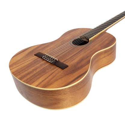 Martinez 'Slim Jim' Full Size Student Classical Guitar with Built In Tuner (Rosewood)