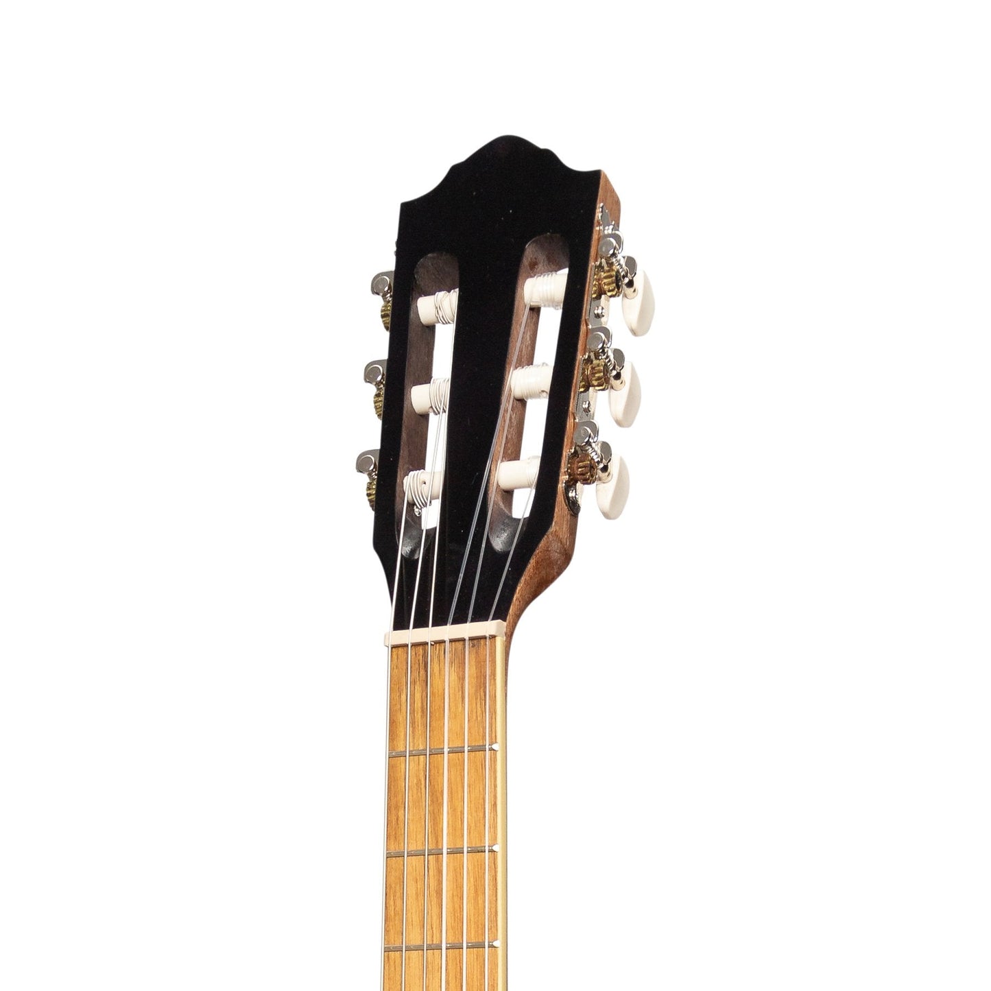 Martinez 'Slim Jim' Full Size Student Classical Guitar with Built In Tuner (Spruce/Jati-Teakwood)
