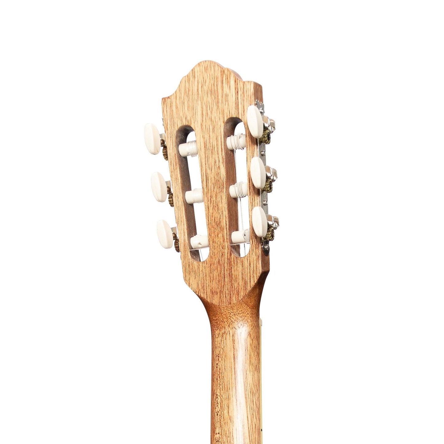 Martinez 'Slim Jim' Full Size Student Classical Guitar with Built In Tuner (Spruce/Jati-Teakwood)