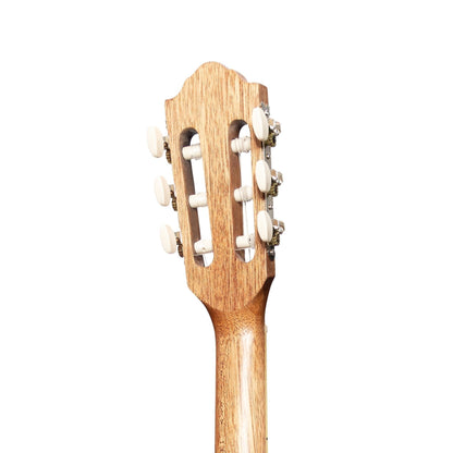Martinez 'Slim Jim' Full Size Student Classical Guitar with Built In Tuner (Spruce/Jati-Teakwood)