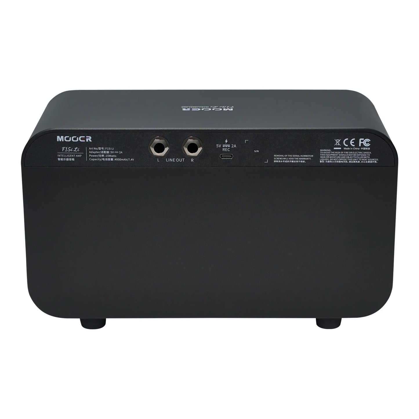 Mooer F15i Li Intelligent Amp Rechargeable Guitar Combo Amplifier (Black)