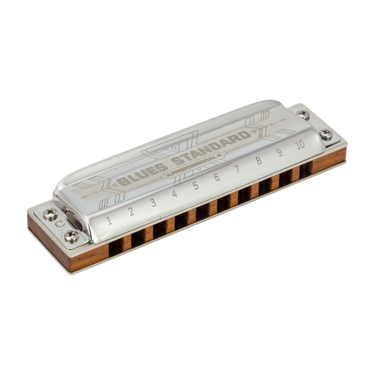 East Top PRO10 10 Hole Blues Standard Harmonica D