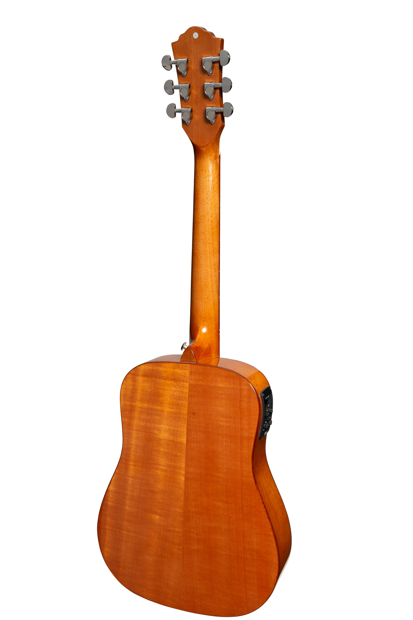 Ranch Flame Maple Top Acoustic Babe Traveller Guitar (Natural Gloss)