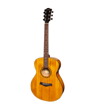 Sanchez Acoustic Electric Small Body Guitar Acacia (Gloss)