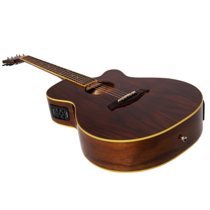 Sanchez Acoustic-Electric Small Body Cutaway Guitar Gloss (Rosewood)