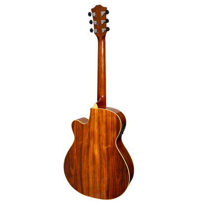 Sanchez Acoustic-Electric Small Body Cutaway Guitar Gloss (Rosewood)