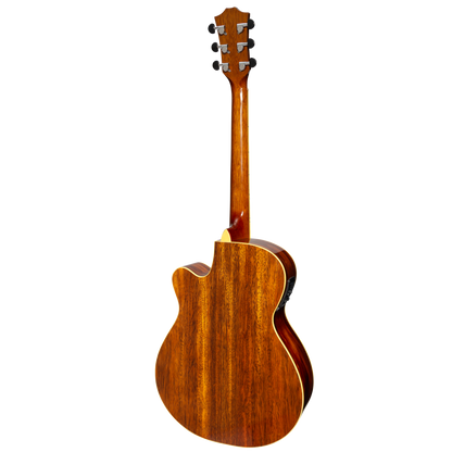 Sanchez Acoustic-Electric Small Body Cutaway Guitar Gloss (Spruce/Rosewood)