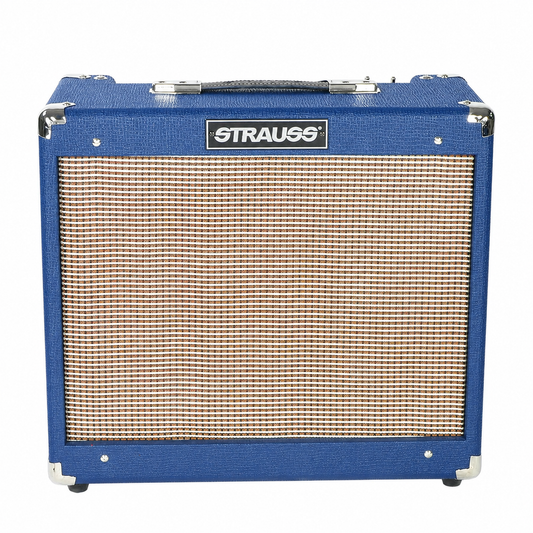 Strauss SVT-20R 20 Watt Combo Valve Amplifier with Reverb (Blue)