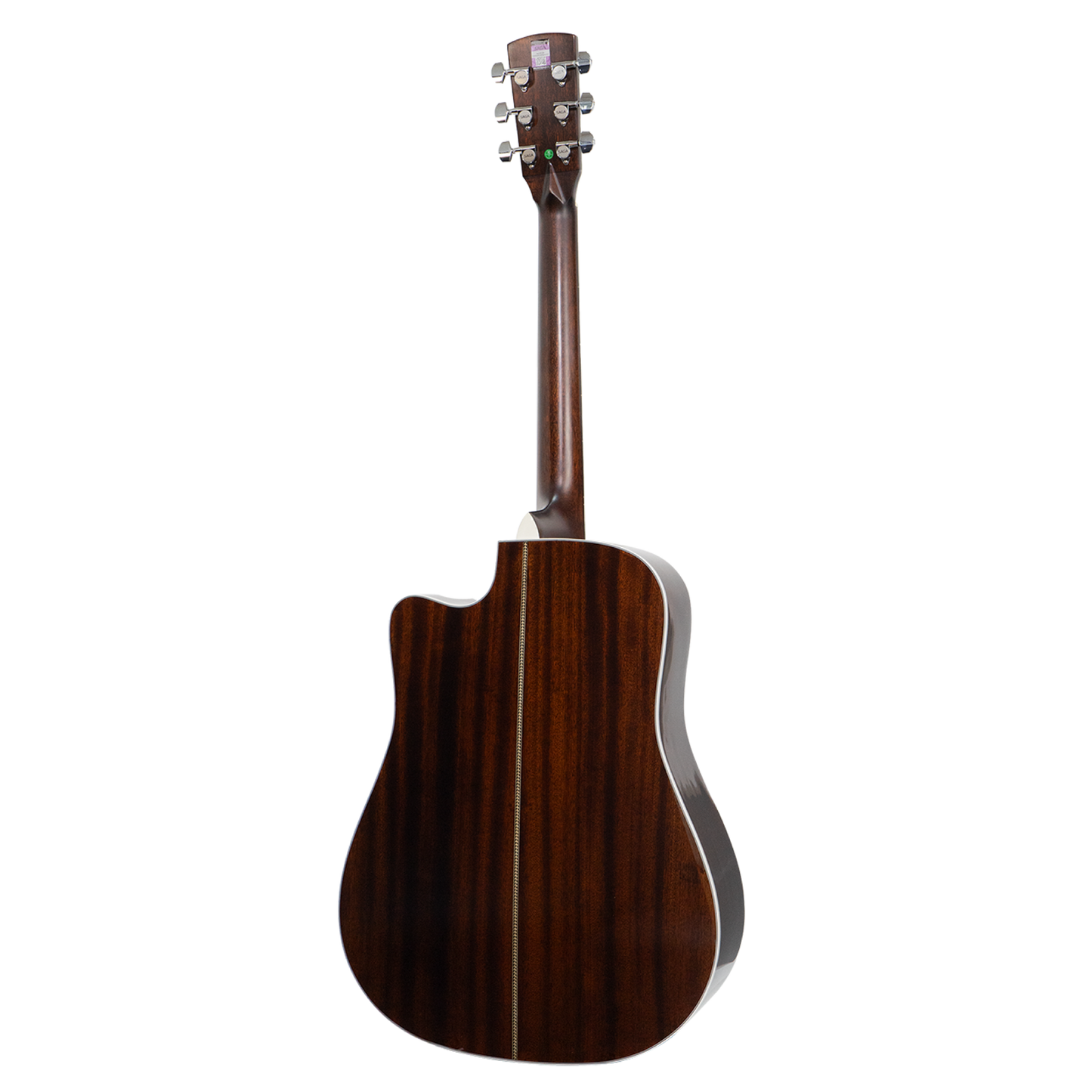 Saga A1DCE All Solid Spruce Sapele Acoustic-Electric Guitar (Natural)