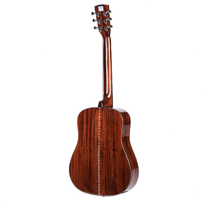 Saga BB1 All Solid Small Body Travel Acoustic Guitar (Natural)