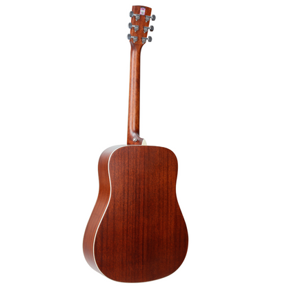 Saga '700 PRO Series' Solid Top Dreadnought Cutaway Acoustic Guitar (Natural)