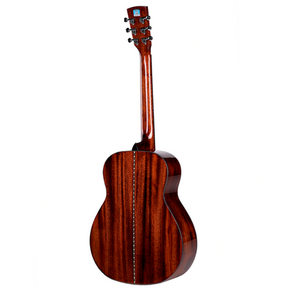 Saga CC1 All Solid Top Small Body Acoustic Guitar (Natural)