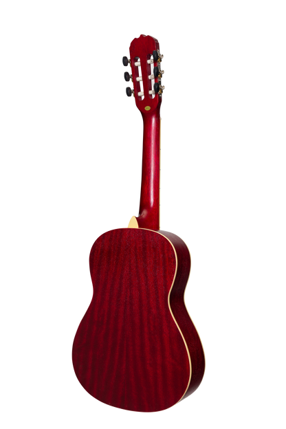 Sanchez 1/2 Size Student Classical Guitar with Gig Bag (Wine Red)