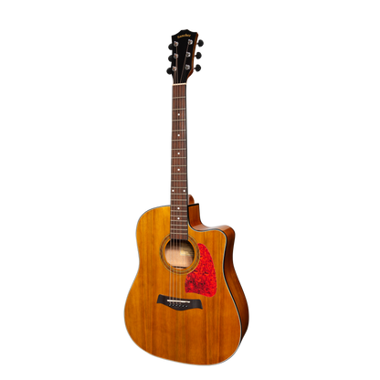 Sanchez Acoustic-Electric Dreadnought Cutaway Guitar Gloss (Acacia)
