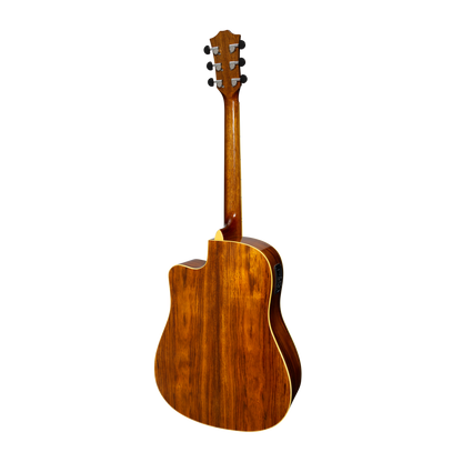 Sanchez Acoustic-Electric Dreadnought Cutaway Guitar Gloss (Rosewood)