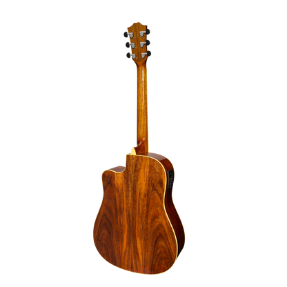 Sanchez Acoustic-Electric Dreadnought Cutaway Guitar Gloss (Spruce/Rosewood)