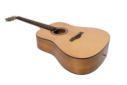 Sanchez Left Handed Acoustic Dreadnought Guitar Pack (Spruce/Acacia)