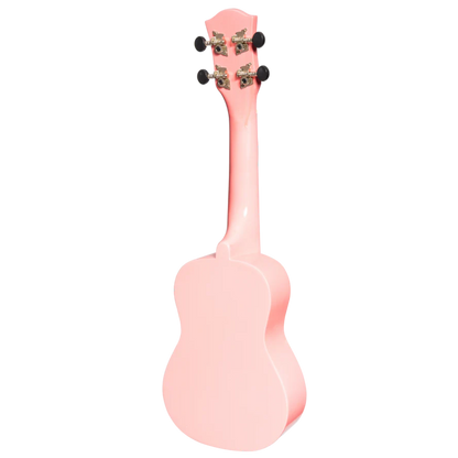 Sanchez 'Friendly Folk' Soprano Ukulele (Pink / Heart Soundhole)